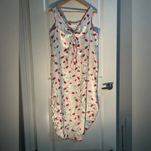 Vintage Jessica Size L Rosebud Nightgown